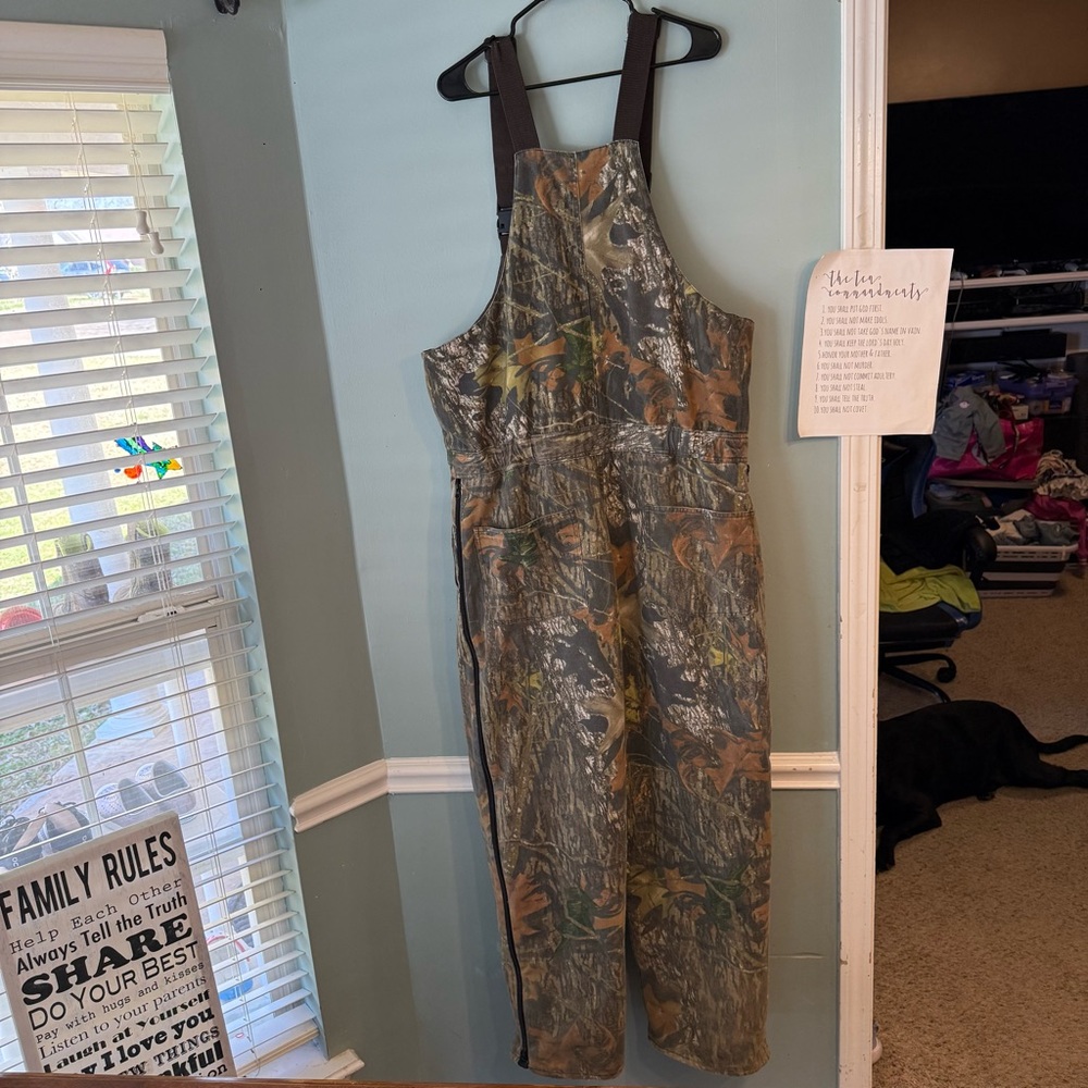RedHead Camouflage insulated overalls bibs Jumpsuit size large tall - Picture 4 of 11